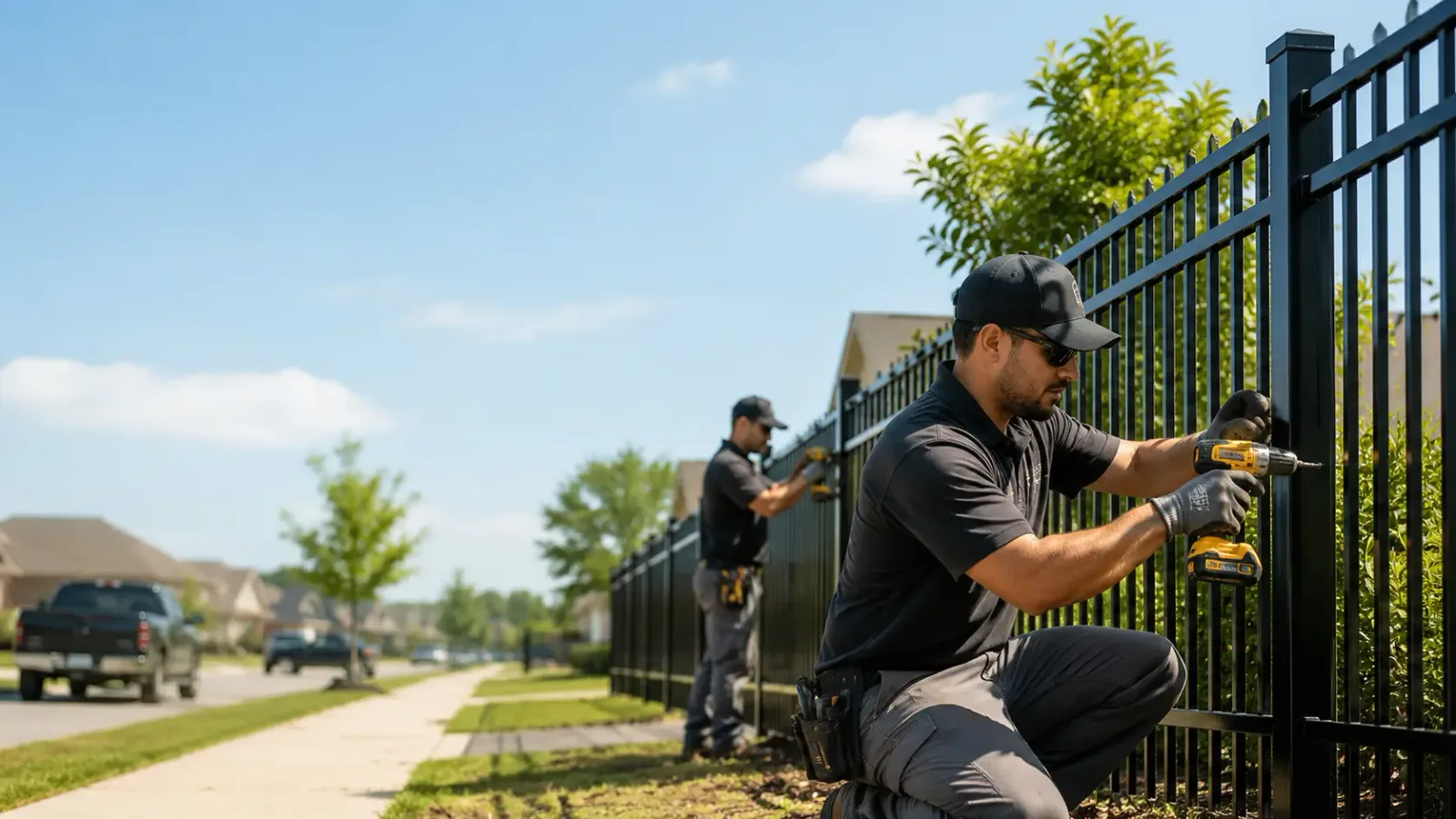 Metal Fence Installation in Russellville, AR
